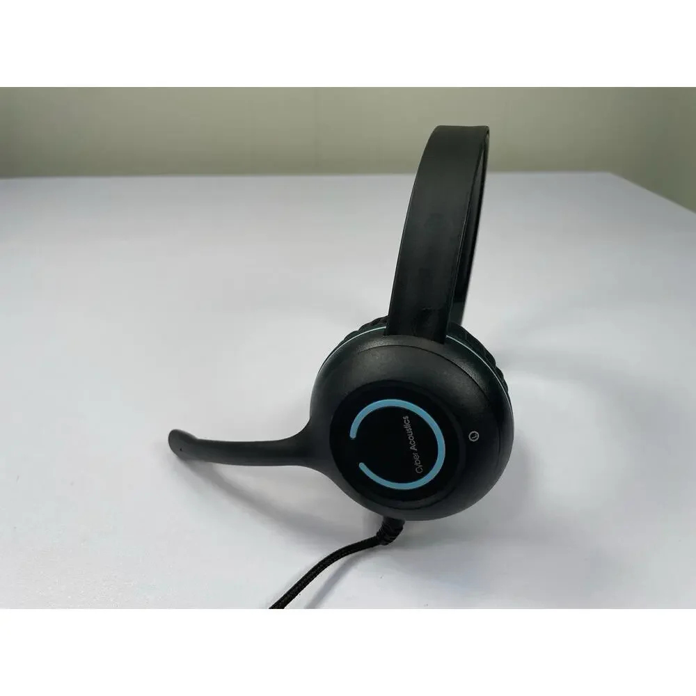 Cyber Acoustics Stereo Headset AC-5002, Single 3.5mm Plug